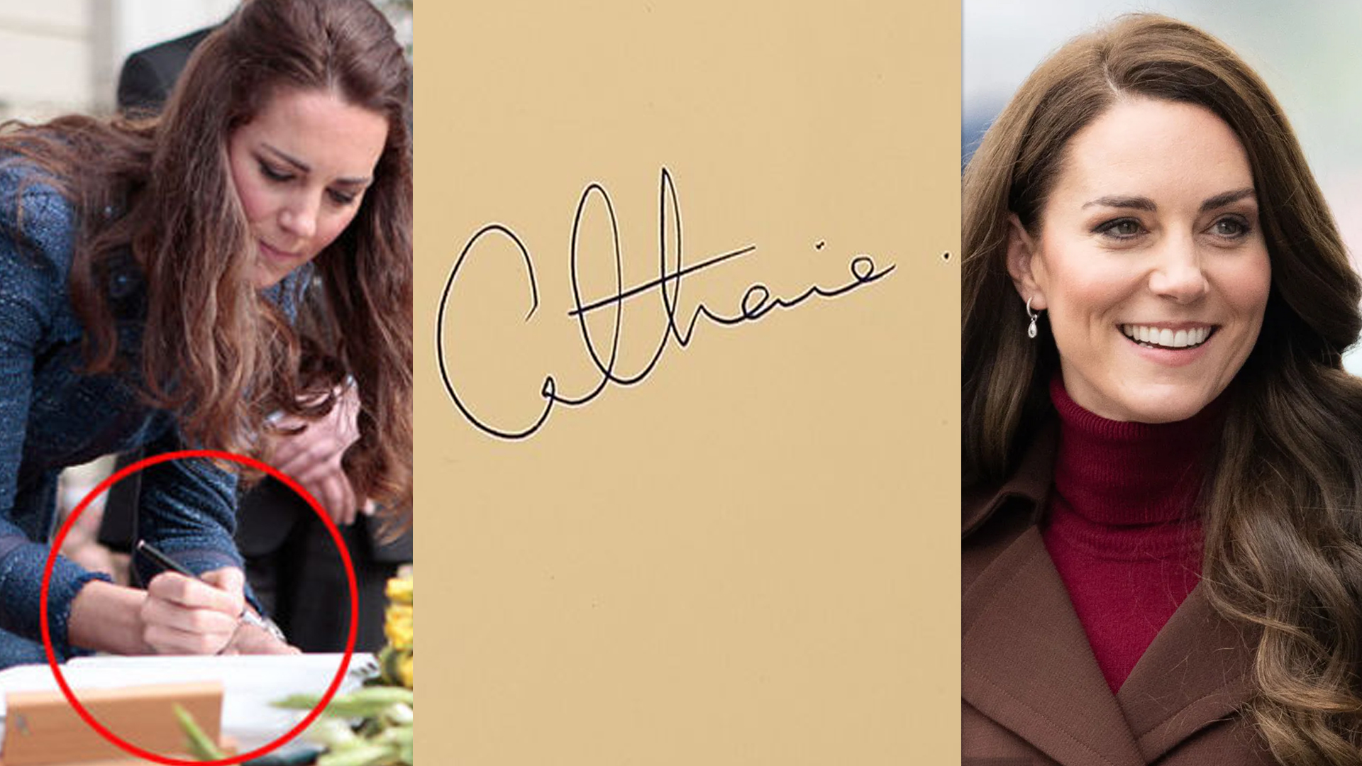 Kate Middleton autograph