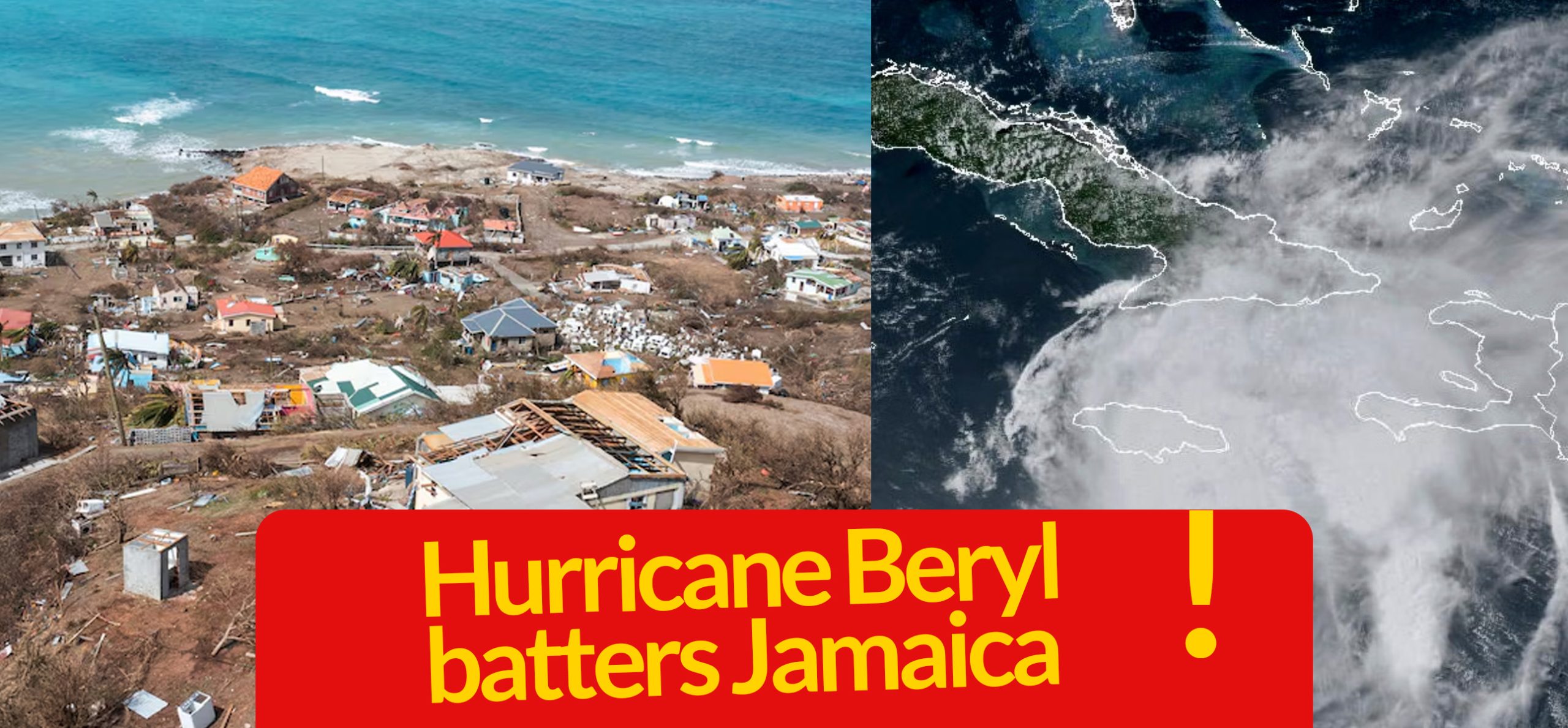 Hurricane Beryl batters Jamaica