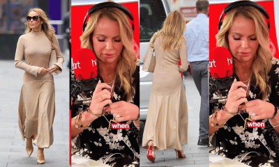 Amanda Holden goes braless